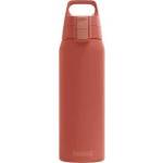 SIGG - Insulated drinking bottle - Thermos bottle Shield Therm One Eco Red carbonated drinks - Leak-proof - Dishwasher safe - BPA-free - 90% recycled stainless steel - Rust red - 0.75L - 6021.20
