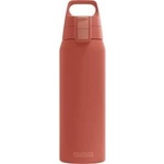 SIGG - Insulated drinking bottle - Thermos bottle Shield Therm One Eco Red carbonated drinks - Leak-proof - Dishwasher safe - BPA-free - 90% recycled stainless steel - Rust red - 0.75L - 6021.20