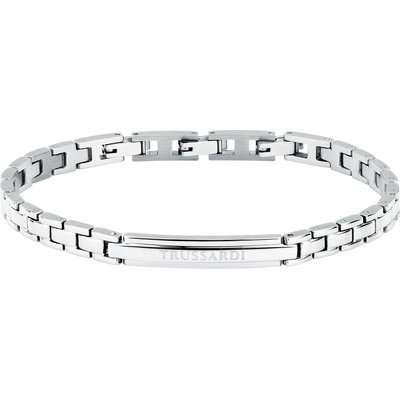 Trussardi Nadčasový oceľový náramok pre mužov T-Steel TJAXV24
