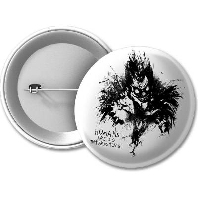 Death Note placka Humans Are So Interesting 50 mm