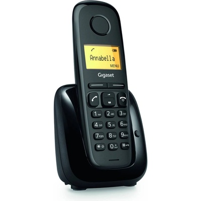 Gigaset A180 Dect телефон, черен (GIGA032)