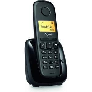 Gigaset A180 Dect телефон, черен (GIGA032) Телефонни апарати