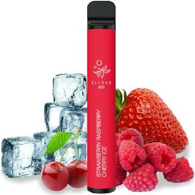 Elf Bar 600 Strawberry Raspberry Cherry Ice 20mg elektronická cigareta
