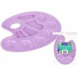 Starpak Paint pallet oval pastel violet stk pbh 1/20