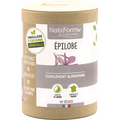 Nat&Form Екстракт от Дребноцветна върбовка 60 капсули | Nat&Form (025270 (EPI_60ECO))