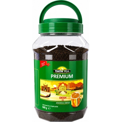 TATA TEA PREMIUM Indický černý sypaný čaj v dóze Silná chuť pro chai 500 g