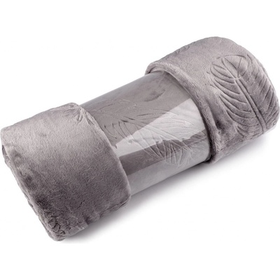 Stoklasa Deka fleece pírka šedá 150x200