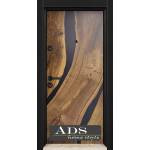 Starsteeldoor Блиндирана врата Outdoor - UV-104 Черен орех (цена без монтаж)