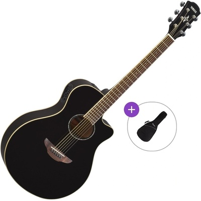 Yamaha APX600 Basic SET Black Електро-акустична китара Джъмбо