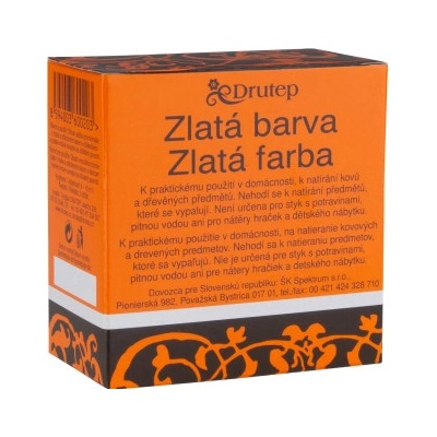 Drutep barva 100g Zlatá