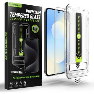 Techsuit Протектор - TitanGlass CrystalHD - Samsung Galaxy S25 FE - Techsuit - Прозрачен