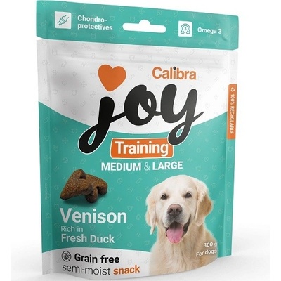 Calibra Joy Dog Training Medium & Large Venison & Fresh Duck 300 g