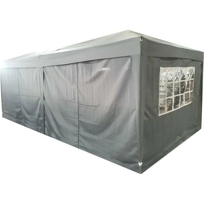 UNI Сгъваема шатра, 300x600 см, пълен сет страници, 2 цвята (сиво/зелено) (UNI-011918)
