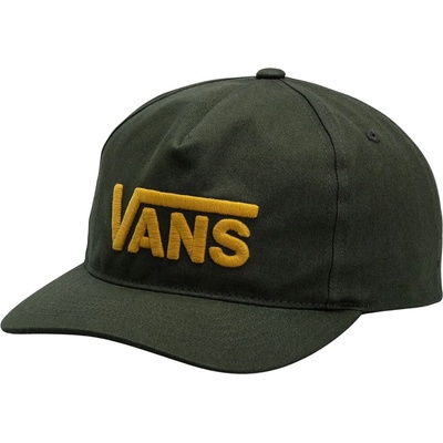 Vans DROP V LOGO SNAPBACK DRIED KELP tmavo sivá žltá
