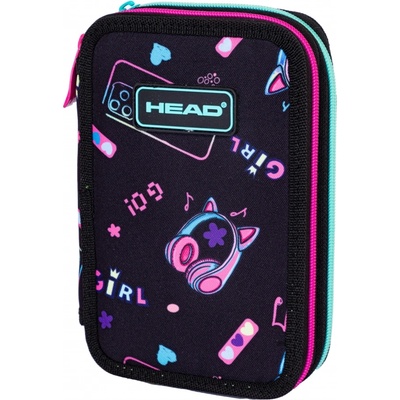 HEAD Ученически несесер Astra - Давай момиче, 2 ципа (AS503024040)