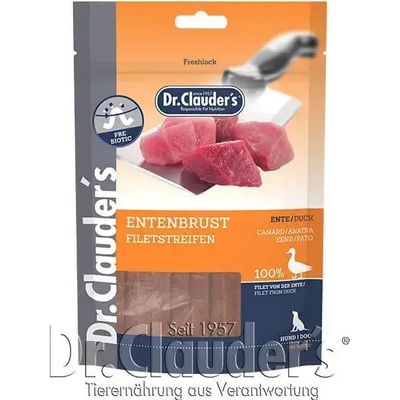Dr. Clauder Filet Strips - меки ленти от патешки гърди 80 гр (22221500)