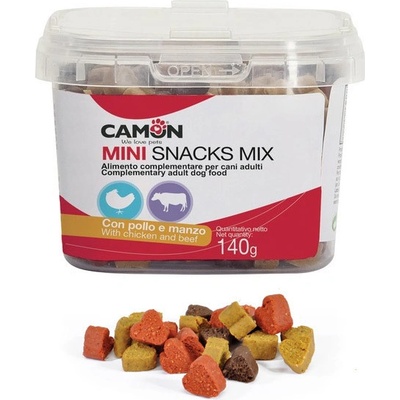 Camon Mini Snack Micro Hearts pre psov 140 g