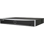 Hikvision Network recorder, 8 IP Cameras, up to 8 MP (8x1080p/2x4K), H. 265+, 2 SATA HDD up to 10TB, 2 USB, 100Mbit; Video input: HDMI 4K, VGA 1080p (DS-7608NXI-K2)