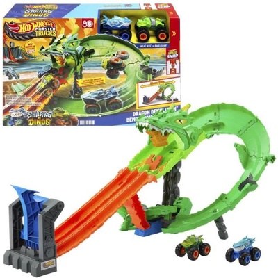 Mattel Hot Wheels Monster trucks писта драконово унищожение