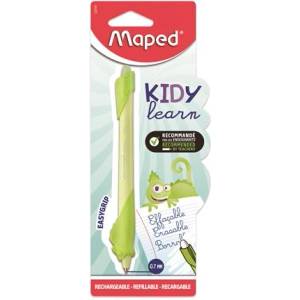 Maped Ролерна писалка за учене на писане, 0, 7 мм, изтриваема, MAPED "KIDY Learn MAGIC", хамелеон, зелена 229700 (229700)