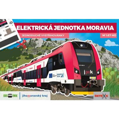 Elektrická jednotka MORAVIA - Jednoduchá vystřihovánka