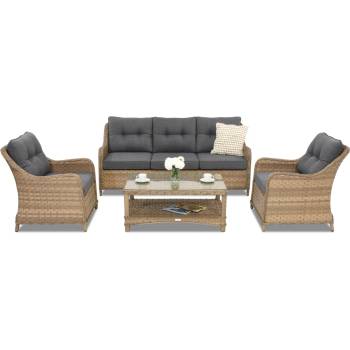 Garden Point Мебели от техноратан Toledo Coffee 5 Garden Point cappuccino (GAP323-3)