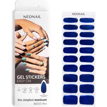 Image 1 of NEONAIL Easy On Gel Stickers Стикери за нокти с използване на UV/LED лампа цвят M01 20 бр