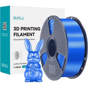 Sunlu PLA+ копринен филамент (син) (PLA+ Silk Blu)
