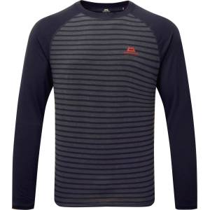 Mountain Equipment Мъжка блуза с дълъг ръкав Mountain equipment Redline L/S Tee Longsleeve - Cosmos Stripe / Cosmos (216-3829-0212)