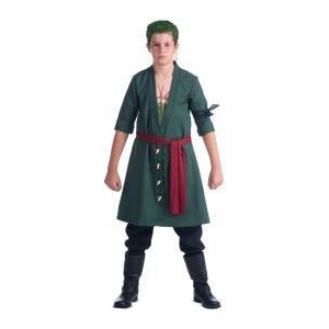 One Piece Маскировъчен костюм за деца One Piece Roronoa Zoro (6 Части) Размер 7-9 години