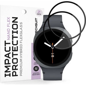 Techsuit Протектор за Samsung Galaxy Watch8 40mm - Nano Flex (2 pack) - Techsuit - Черен