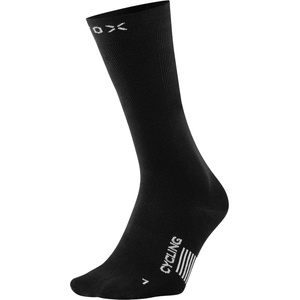 STOX Energy Socks Мъжки чорапи за колоездене STOX Energy Socks Cycling Socks Mid-Calf Cycling socks - Black / White - размер 40-43 (EU) (207-2103-0111)
