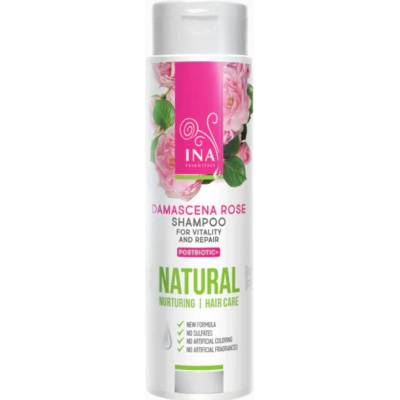 InaEssentials Prírodný Ružový Šampón Šampón pre Suché a Poškodené vlasy 200 ml
