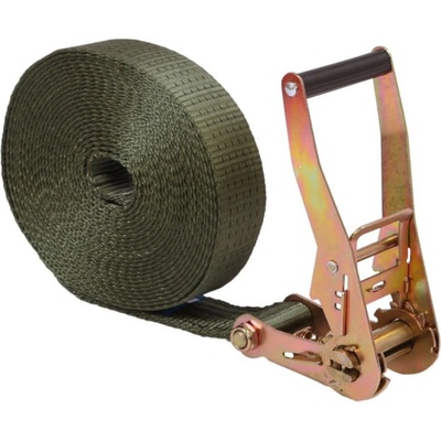 Upínací popruh jednodílný KHAKI 5 t 50 mm , 2,5 m