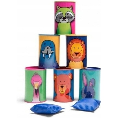 BS Toys Plechovky a zvířata