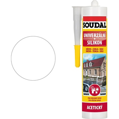 Soudal Silikón univerzálny 280ml biela