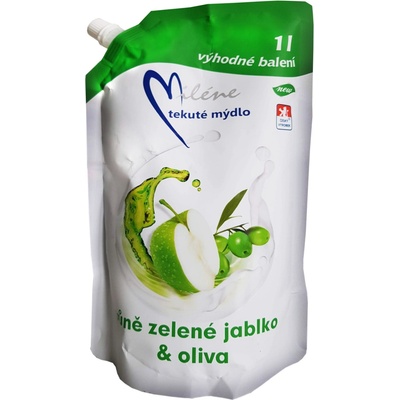 Miléne Zelené Jablko a oliva tekuté mydlo náhradná náplň 1 l