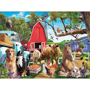 SunsOut - Puzzle Trujillo - Gathering in the Farmyard - 1 000 piese
