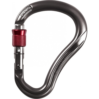 HMS карабинер Ocun Harpy HMS Screw HMS carabiner - Anthracite / Red - размер One Size (323-0189-0211)