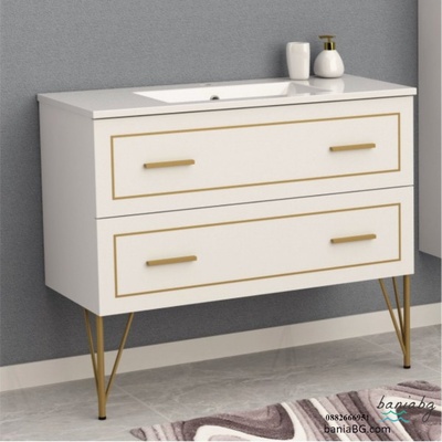 Inter Ceramic Долен стоящ pvc шкаф за баня icp 10045
