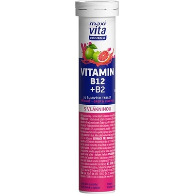 Vitar Maxi Vita Vitamín B12+B2 20 eff tabliet