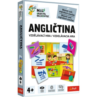 TREFL Malý objevitel Angličtina vzdělávací společenská hra v krabici 19x29x4cm
