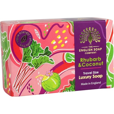 English Soap Company tuhé mýdlo Rebarbora & Kokos 100 g