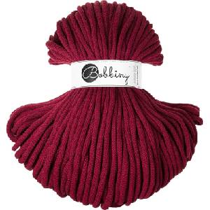 Bobbiny Jumbo Soft 8 mm 100 m Wine Red юта (BF-E014)
