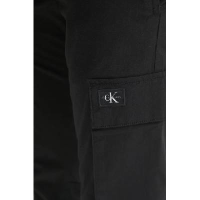 Calvin Klein Панталон Calvin Klein Jeans в черно с кройка по тялото J30J327614 (J30J327614)