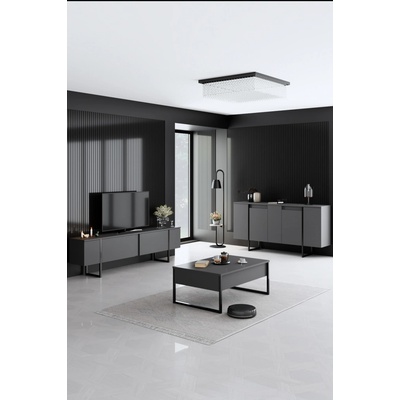 Hanah Home Luxe Anthracite black ořech černá