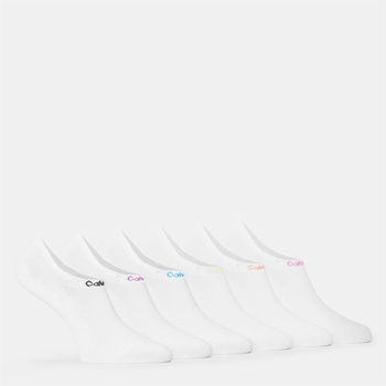Image 1 of Calvin Klein Чорапи Calvin Klein Women's Invisible Trainer Socks - White