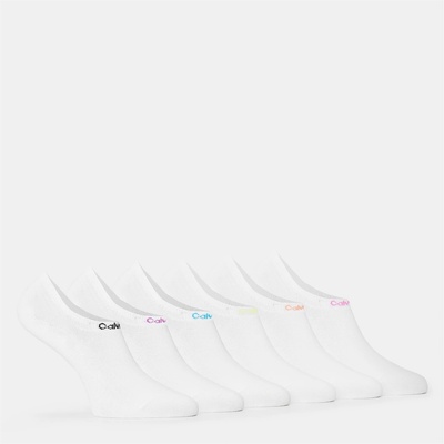 Calvin Klein Чорапи Calvin Klein Women's Invisible Trainer Socks - White