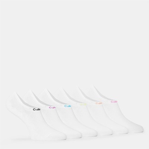Calvin Klein Чорапи Calvin Klein Women's Invisible Trainer Socks - White