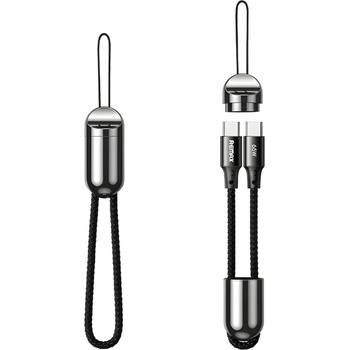 Remax RC-140a Raython USB-C/USB-C, 1,2m, černý